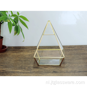 2017 nieuwe aankomst woondecoratie geometrische glazen terrarium: